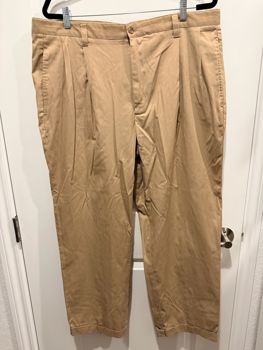 Hathaway Men’s Chino Pants W38 L29 | Cuffed Front Pleat | Very Good Condition